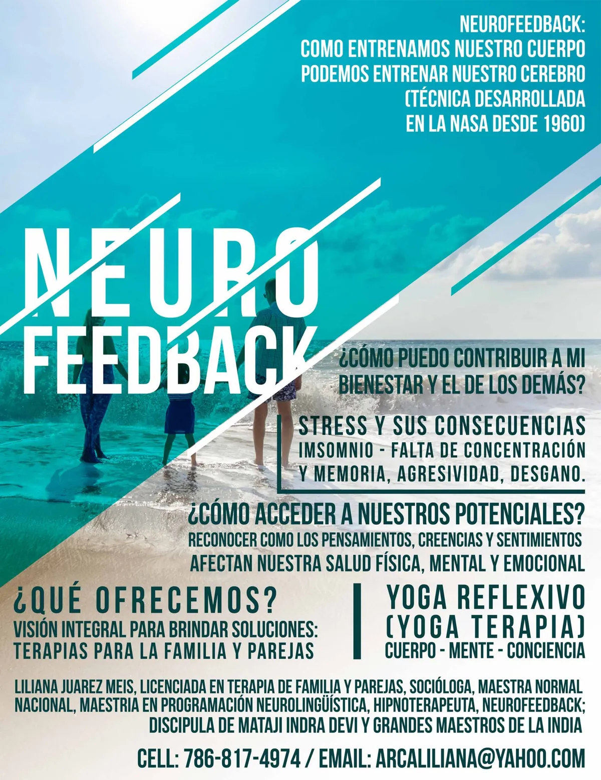 Neurofeedback and reflective yoga