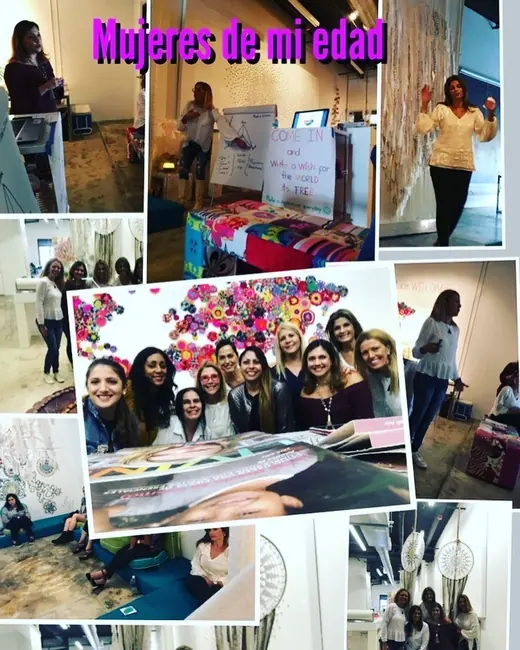 Collage from the Mujeres de mi edad workshop